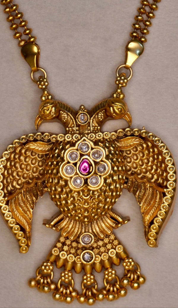 Heritage Gandaberunda Long Necklace Set