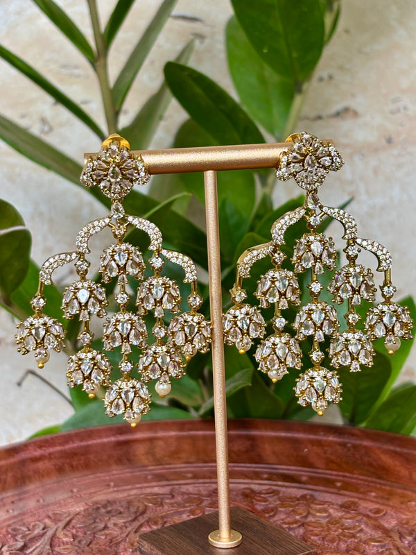 Royal Sparkle Chandelier Earrings