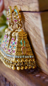 Lakshmi Meenakari Gopuram Jhumkas