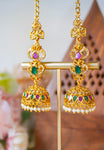 Navaratna Heritage Mattil Jhumkas