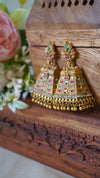 Lakshmi Meenakari Gopuram Jhumkas