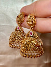 Mahalakshmi Antique Temple Jhumkas