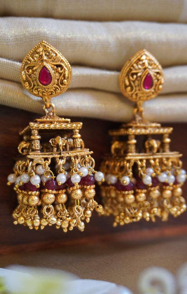 Gaja Vaibhava Jhumkas