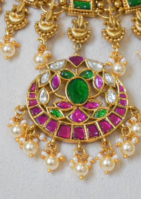 Ratna Vaibhava Jadau Kundan Necklace