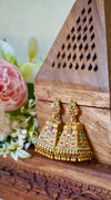 Lakshmi Meenakari Gopuram Jhumkas