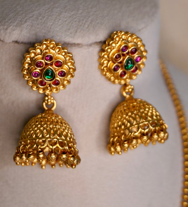 Royal Gandaberunda Long Necklace Set