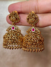 Mahalakshmi Antique Temple Jhumkas