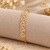 Gold Tone AD Stone Adjustable Bangle