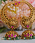 Antique Lakshmi Ruby Kemp Jhumka Earrings