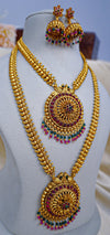 Royal Heritage Mango Design Layered Necklace Set