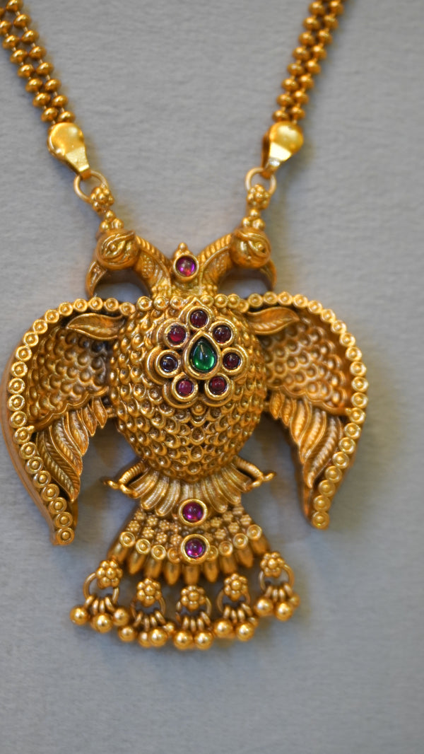Heritage Gandaberunda Long Necklace Set