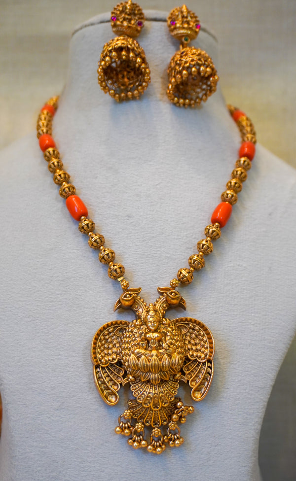 Royal Gandaberunda necklace Set