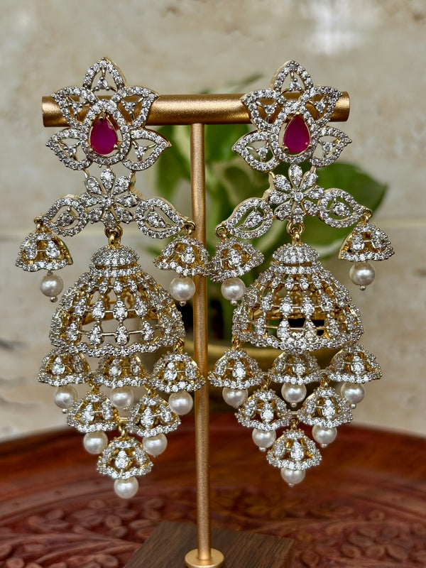 Ratnavalli Bloom Jhumkas