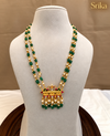 Emerald Jadau Beaded Haram