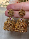 Mahalakshmi Antique Temple Jhumkas